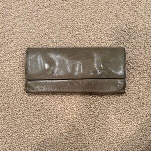 HOBO Olive Leather Wallet